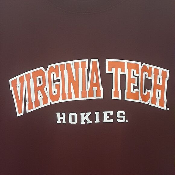 Virginia Tech Hokies Adult Mens XL Champion Short Sleeve T Shirt NCAA - Picture 1 of 7